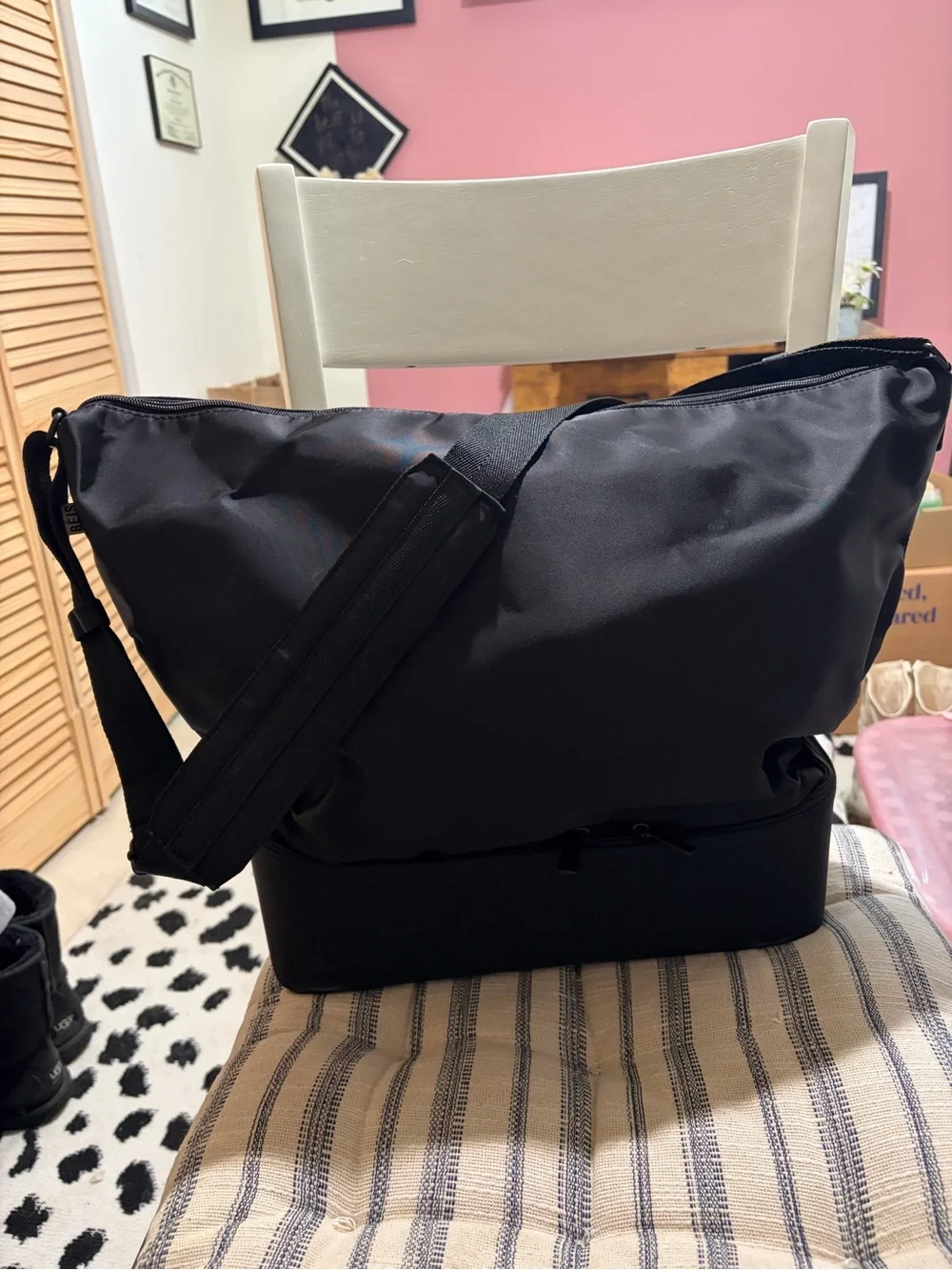 BÉIS crescent weekender black